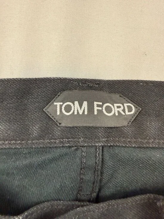 NWT Tom Ford Black Stretch Denim Slim Size 32 $820 - Picture 14 of 16